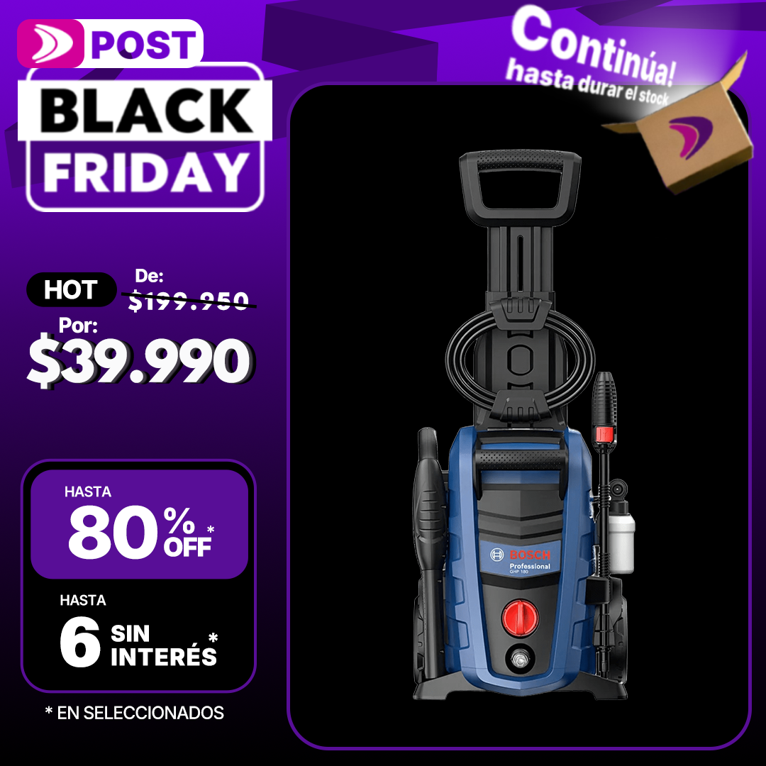Hidrolavadora Bosch Ghp 180 Con Manguera 5 Metros Color Azul marino Frecuencia 50 Hz
