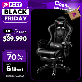 Silla Gamer Vidita Gx2000 Ergonómica Presidencial Reclinable Con Reposapiés Videojuego Pc Profesional