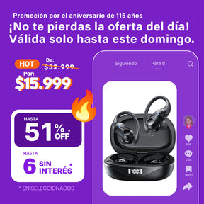 Auriculares Inalámbricos Lenovo Livepod Lp75 Bluetooth Negro