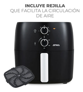 Freidora De Aire Atma Fr60mabp 1300 W 6.5 L Con Temporizador