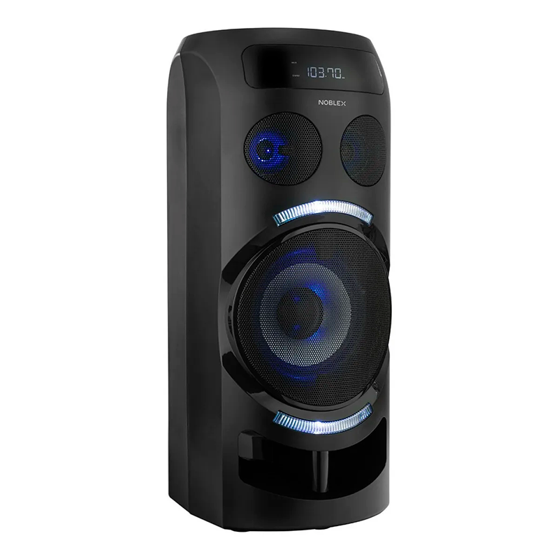 Torre de Sonido Noblex MNT290 Bluetooth Efectos de Voz y Luces LED Negro